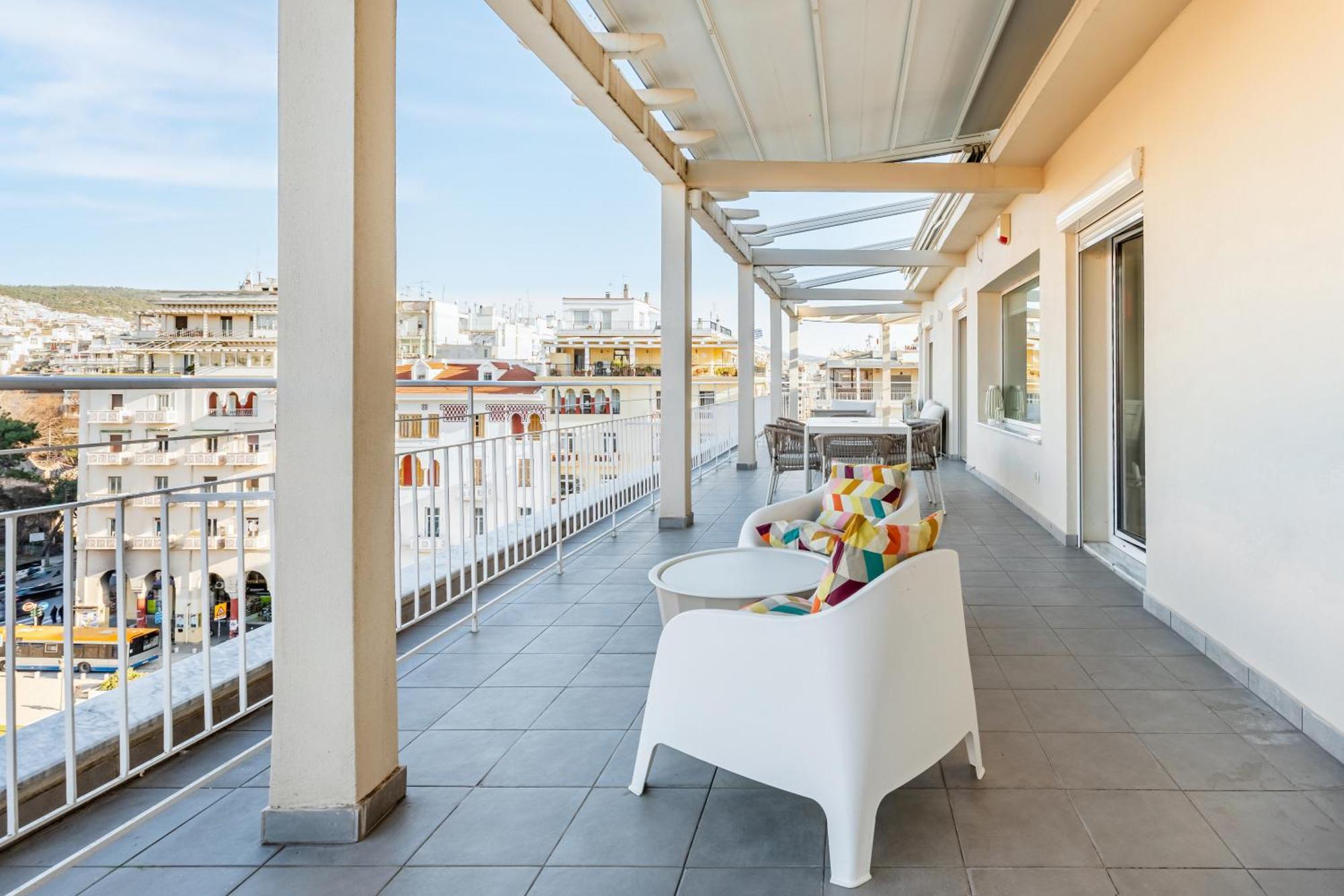 Apollo, Luxe Aristotelous Penthouse, City View Tessalónica Exterior foto