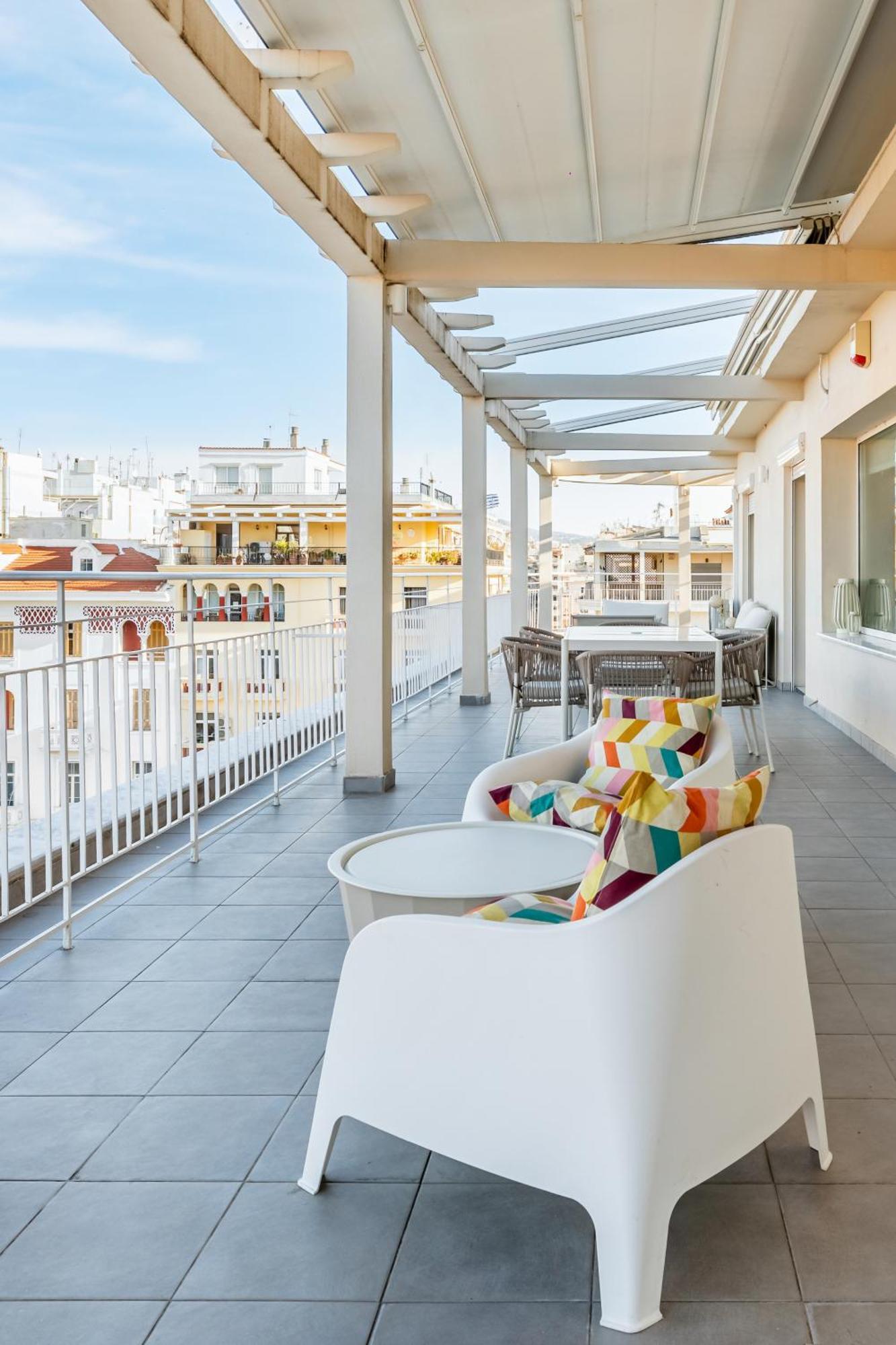 Apollo, Luxe Aristotelous Penthouse, City View Tessalónica Exterior foto