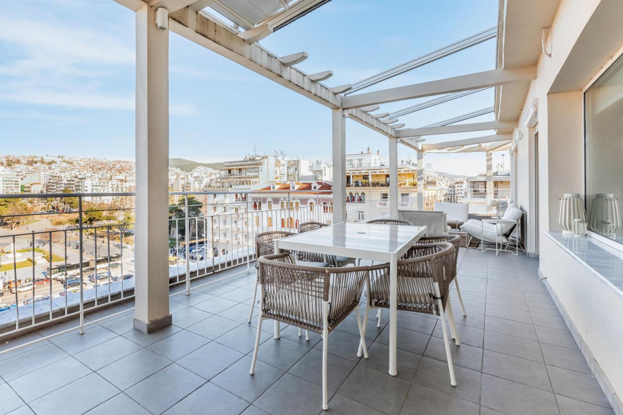 Apollo, Luxe Aristotelous Penthouse, City View Tessalónica Exterior foto
