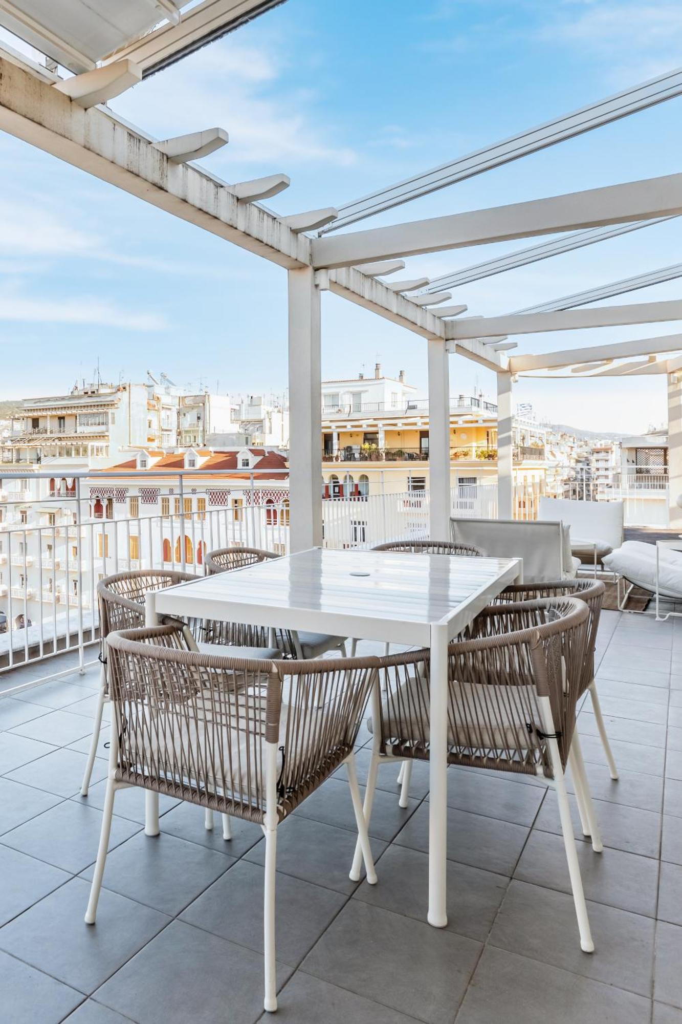 Apollo, Luxe Aristotelous Penthouse, City View Tessalónica Exterior foto